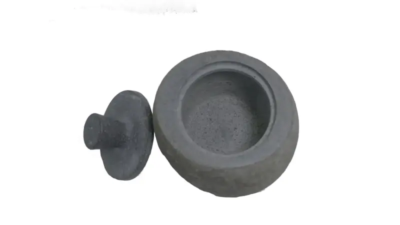 Product image 4 of the product “Small jar with separate lid, 18cm height, riverstone ”